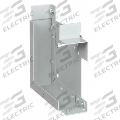 LEGRAND Flat Elbow: 4000, 1 3/4 in Ht, 4 3/4 in Raceway Wd, Steel - 90 Degree Elbows for Single-Channel Raceways