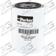 PARKER Hydraulic Filter Element: 20 gpm Max. Flow, 150 psi Max. Pressure, 1"-12 Inlet Thread Size (MPN 928764). Key specifications — attr95846: Fiberglass; attr98907: PARKER; attr95844: 20; attr95849: 4ZC88.
