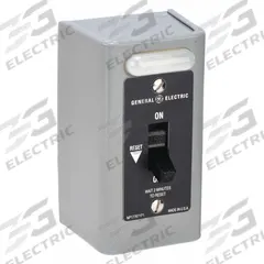 GE Manual Motor Starter: Non-Reversing, 2 Poles, 16 A, Thermal Protection, Toggle Switch (MPN CR101H11). Key specifications — Brand: GE; Thermal Units Required: 1 (Not Included).