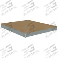 TENNSCO Shelf: 42 in x 36 in, 2,500 lb Load Capacity, Particleboard, Gray, Shelf (MPN ZLCS-4236D). Key specifications — Decking Material: Particleboard; Includes: (4) Beams; Decking Finish: Unfinished; Shelf Configuration: Single Straight; Color: Gray; Frame Material: Steel; Brand: TENNSCO; Frame Finish: Zinc Plated.