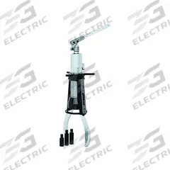 POSI LOCK Hydraulic Ram Puller: 12 ton Cylinder Nominal Capacity, 6 in Stroke Lg (MPN PTPHS-208XL). Key specifications — attr98874: POSI LOCK; attr96739: (2) 2.9 in Extension Rods with Centering Tips; attr1177737: Self-Contained Hand Pump.