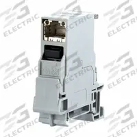 METZ CONNECT Terminal Rail Insert: Cat6, Data/HDBaseT/Power, 8 Poles, 90° Angled, Cable, Female (MPN 1401906113KE). Key specifications — Housing Material: Zinc Die-Cast; Mounting Type: Cable; Connector Color: Light Gray; Performance Category: Cat6; Application: HDBaseT; Connection Type: Insulation Displacement; Connector Gender: Female; Connector Orientation: 90° Angled.