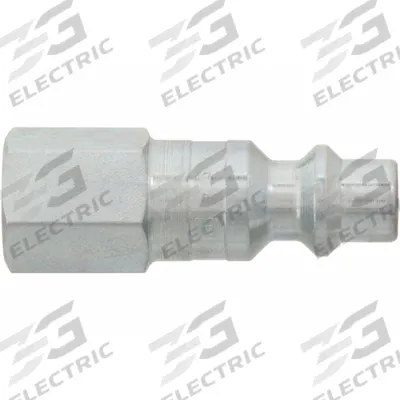PARKER Quick Connect Hose Coupling: 1/2 in Body Size, 3/8 in Hose Fitting Size - Industrial Interchange Steel Quick-Connect Air Coupling Plugs