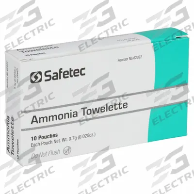 APPROVED VENDOR Fainting Reliever: Ammonia, 10 Individual Doses - Fainting Relievers & Smelling Salts