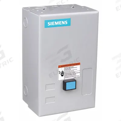 SIEMENS NEMA Magnetic Motor Starter: Non-Reversing, 3 Poles, NEMA Size 0, 18 A - Enclosed Non-Reversing Starters with Electronic Overloads