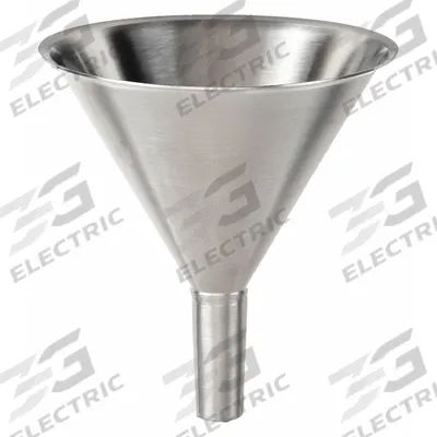 APPROVED VENDOR Funnel: Stainless Steel, 70.25 mL, 76 mm, 12.7 mm - General Purpose Lab Funnels