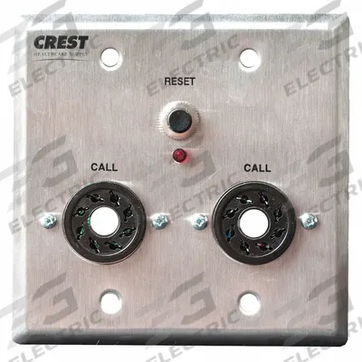 CREST HEALTHCARE SUPPLY Receptacle Station: Compatible with Nurse Call System - Parts & Accessories for Call-for-Assistance Devices