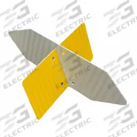 ALDON Target: Mounting Hardware Included, White/Yellow, Target Mounting Hardware (MPN 4015-313). Key specifications — Reflector Color: Yellow; Brand: ALDON; Includes: Target Mounting Hardware; Mounting Hardware Included: Yes.
