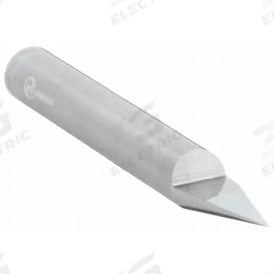 ONSRUD Engraving Tool: Tipped Off, Carbide, 30° Tip Angle, 0.02" Tip Dia, 2" OAL (MPN 37-05) - Single-End Pointed Engraving Tools