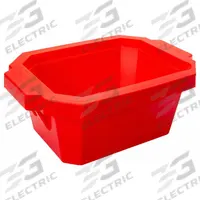 Ice Bucket with Lid: 4 L Capacity, Rectangular, Polyurethane Foam, Red, 6 in Overall Ht (MPN 455023R). Key specifications — Color: Red; Material: Polyurethane Foam; Brand: GLOBE SCIENTIFIC; Product Type: Ice Bucket with Lid; Shape: Rectangular.