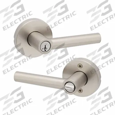 KWIKSET Door Lever Lockset: Office Lever Locksets, Nickel