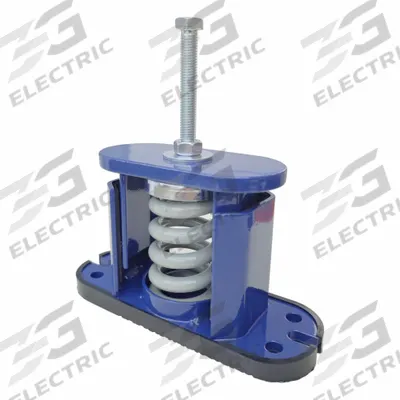 APPROVED VENDOR Floor-Mount Vibration Isolator: Spring, 1,250 lb Capacity, 5 1/8 in Ht - Spring-Style Floor-Mount Vibration Isolators