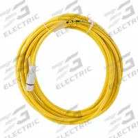 Cordset: 4 pin M12, PVC, 16 3/8 ft Cable Lg (MPN CSDR4A4CY2205). Key specifications — Brand: EATON; Cable Jacket Material: PVC; End 1 Connection Type: 4 pin M12.