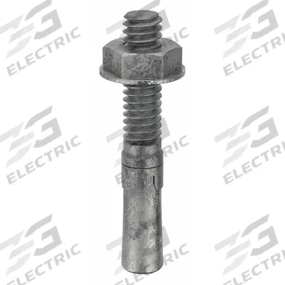 MKT FASTENING Wedge Anchor: 1 3/4 in Overall Lg, 1/4 in Dia, 1/4"-20 Thread Size, Steel - Steel Wedge Anchors