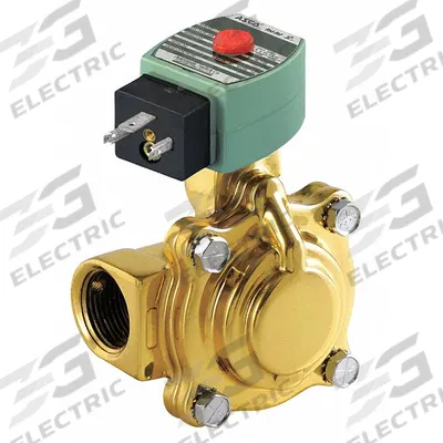 REDHAT Solenoid Valve: 2-Way, Normally Closed, 1 in Pipe Size, 120V AC, High Flow - 2-Way/2-Position, Normally Closed Solenoid Valves