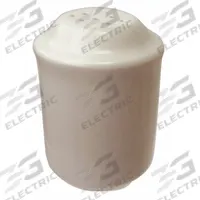 ITI Salt Shaker: Vitrified Stoneware, White, 3 in Overall Ht, White (MPN SS-3). Key specifications — Color: White; Brand: ITI; Body Material: Vitrified Stoneware; Product Type: Shaker; For Food Type: Salt.