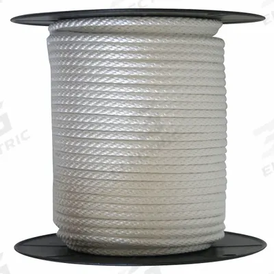 APPROVED VENDOR General Purpose Utility Rope: Braid, 1/4 in Dia, 105 lb Working Load Limit - Shock-Absorbing Rope