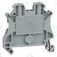 SCHNEIDER Terminal Block: DIN Rail Mounting Type, Screw Clamp Wire Termination, 2 Wire Terminals (MPN NSYTRV42). Key specifications — Brand: SCHNEIDER; For Minimum Wire Size: 26 AWG.