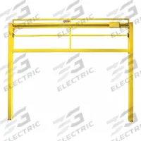 PS INDUSTRIES Vertical Safety Gate: 126 in x 105 in, Unassembled, Yellow, 42 in Gate Ht, Deck (MPN MGVMM096120). Key specifications — attr1283434: PS INDUSTRIES; attr1283408: Unassembled; attr1283426: No.