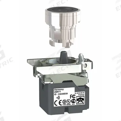 SCHNEIDER ELECTRIC Wireless Push Button Transmitter: 22 mm Panel Mounting Size - Non-Illuminated Panel-Mount Push Buttons with Transmitters