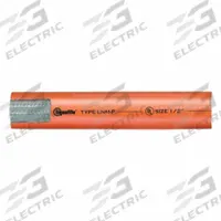 Conduit: 2 in Trade Size, Orange, 25 ft Nominal Lg, LNMP (MPN LNM-P 16-25). Key specifications — Conduit Color: Orange; Brand: LIQUATITE; Series: LNMP.