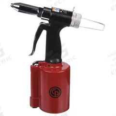 CHICAGO PNEUMATIC Air Riveter: 1 in Stroke Lg, 2,200 lbf Pulling Force, 1/4 in NPT (MPN CP9882). Key specifications — attr1320930: NPT; attr1320934: Yes; attr1320955: CHICAGO PNEUMATIC.