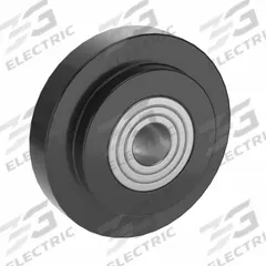 Roller Wheel: 15 Series/30 Series/40 Series, 39 mm L x 17.6 mm W x 39 mm H, Black, For 1 # of Slots (MPN 093020). Key specifications — Brand: FATH INC.; Finish: Unfinished; Includes Fasteners: No.