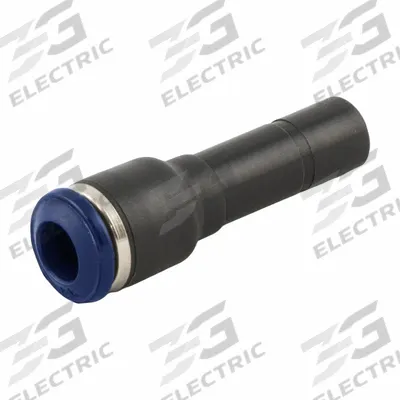 AIGNEP Swift Fit Push To Connect Fitting: 3/8 in OD x 5/16 in OD Size - Nickel-Plated Brass Tube Fittings