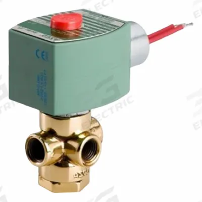ASCO Solenoid Valve: 3-Way, Normally Closed, 1/8 in Pipe Size, 110V AC/120V AC - 3-Way/2-Position, Normally Closed Solenoid Valves
