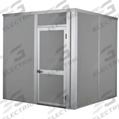 PORTA-KING Modular Wall Enclosure: 10 ft x 12 ft x 8 ft, 95 sq ft Int Area, STC 34 (MPN SRE1012). Key specifications — Brand: PORTA-KING; Sound Transmission Coefficient: STC 34; Wall Material: Steel-Covered Drywall; Assembled: Unassembled.