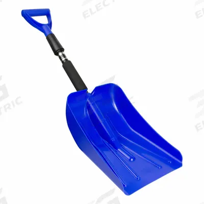 APPROVED VENDOR Snow Shovel: Plastic, 13 3/4 in Blade Lg, 8 1/2 in Blade Wd - Snow Shovels