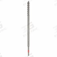 MILWAUKEE Auger Drill Bit: 15/16 in Drill Bit Size, 22 in Overall Lg, Hex Shank, Pole Auger Auger (MPN 48-13-7809). Key specifications — attr255259: Pole Auger; attr255260: Carbide Tipped; attr255261: Bright (Uncoated); attr277197: MILWAUKEE.