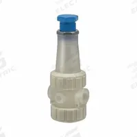 PLAST-O-MATIC Pressure Regulator: Polypropylene, FKM, NPT x NPT, 1/2 in Inlet Connection Size (MPN PRHM050V-PP). Key specifications — Brand: PLAST-O-MATIC.