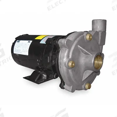 Dayton Centrifugal Pump: 1 1/2 hp, 230/460V AC, 110 ft Max Head, 1 1/2 in - 1 to 1-1/2 HP Straight Centrifugal Pumps