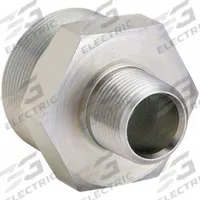 PARKER Metal Pipe Straight: 1 1/2 in x 1 1/4 in, Male NPT Threaded x Male NPT Threaded, 3,000 psi (MPN 1-1/2 X 1-1/4 FF-S). Key specifications — Maximum Operating Pressure: 3,000 psi; (DO NOT SEND) Manufacturer Location: Made in USA.