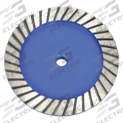 DIAMOND VANTAGE Segment Cup Grinding Wheel: Turbo, 4" Dia, 5/8"-11 Arbor, 24 Segment - Turbo Diamond Segment Cup Grinding Wheels