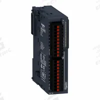 SCHNEIDER ELECTRIC Discrete Input Modules: (16) Discrete In (MPN TM3DI16G). Key specifications — Manufacturer Part Number: TM3DI16G; Power Required: 24V DC; Product Type: Discrete Input Modules; Series: M262; Mounting Style: Panel; Number and Type of Inputs: (16) Discrete.