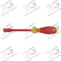 WIHA Solid Round Shank Nut Driver: Straight, SAE, Without Magnetized Tip, Std, 7/16 in Tip Size (MPN 32273). Key specifications — attr1214485: Round; attr1214505: WIHA.