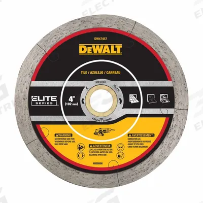 DEWALT Diamond Saw Blade: Ceramic/Granite/Marble/Porcelain/Stone/Tile, 4 in Blade Dia. - Multi-Material Blades