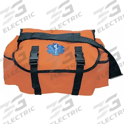 EMI Trauma Bag: 17 in L x 7 in W x 10 in H, Nylon, Orange, 11-20 in/21-30 in - Medical Duffel Bags