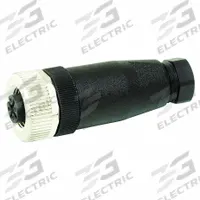 MURRELEKTRONIK Circular Connector: A Coded, 4 Socket, M12 Screw, IP67, Screw Terminals, Straight (MPN 7000-12901-0000000). Key specifications — Connector Body Type: Socket; Coding: A; Brand: MURRELEKTRONIK; Voltage Rating: 250V AC/250V DC; Thread Size: M12; Mounting Style: Screw; IP Rating: IP67; Housing Material: Plastic.