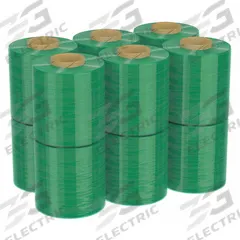 GOODWRAPPERS Stretch Wrap Film: 60 ga Gauge, 4 in Overall Wd, 1,000 ft Overall Lg, 1-Side, 12 PK (MPN 15A868). Key specifications — Brand: GOODWRAPPERS; Color: Light Green.
