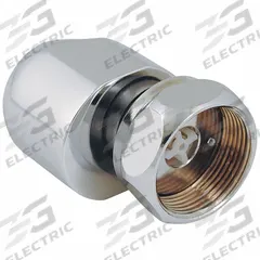 CHICAGO FAUCETS Supply Arm: Manual Faucets, Supply Arm, Single-Bend, Brass, Chrome, 2 in Overall Ht (MPN GCJKABCP). Key specifications — Includes: Mounting Hardware; Product Type: Supply Arm; Body Material: Brass; Brand: CHICAGO FAUCETS; Inlet Connection Size: 1/2"-14.