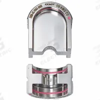 MILWAUKEE Upper and Lower Crimping Die: 1/0 AWG, U Style Dies, For Use With 2779-22, 2 Sizes (MPN 49-12-U01AC). Key specifications — attr511073: U Style Dies; attr511072: Electrical Wire and Cable Crimping; attr473934: MILWAUKEE; attr511065: M18™ FORCE LOGIC™; attr511069: Pink; attr542116: 1/0 AWG; attr511067: 2779-22.