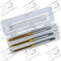CHICAGO-LATROBE Tap Kit: #8-32 UNC, H3 / 2B, 2 Flute, TiN Coated High Speed Steel (MPN 173229). Key specifications — attr1300563: One Each Taper, Plug, and Bottoming.