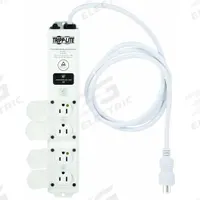TRIPP LITE Outlet Strip: 4 Outlets, 6 ft Cord Lg, 1,410 J Rated Energy, 15 A Current, UL 60601-1 (MPN SPS406HGULTRA). Key specifications — Brand: TRIPP LITE; Mounting Style: Screw.