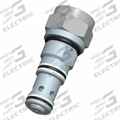 BUCHER HYDRAULICS Cartridge Valve: Steel, Screw-In, Screwdriver Adjustment - Cartridge Check Valves
