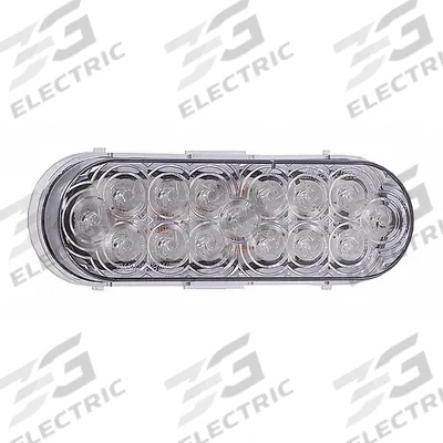 MAXXIMA Park/Turn Light: LED, Turn Signal Light, Amber, Oval, 2 3/16 in Overall Ht - Turn Signal Lights