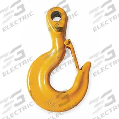 HARRINGTON Top Hook Assembly: Electric Chain Hoists, 12,000 lb Compatible Load Capacity, ERPERP (MPN ER1ES1001). Key specifications — Compatible Hoist Type: Electric Chain Hoists; Product Type: Top Hook Assembly; Compatible Series: ERPERP; Manufacturer Part Number: ER1ES1001; Included Components: Safety Latch.