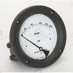 MIDWEST INSTRUMENT Differential Pressure Gauge: Back, 1/4 in NPT Female, ±3-2-3% Gauge Accuracy, 140 (MPN 140-SC-00-OO-100P). Key specifications — Sensor Type: Diaphragm; Series: 140; Housing Material: 316 Stainless Steel; Certificate of Calibration: Not Included; Gauge Accuracy: ±3-2-3%.
